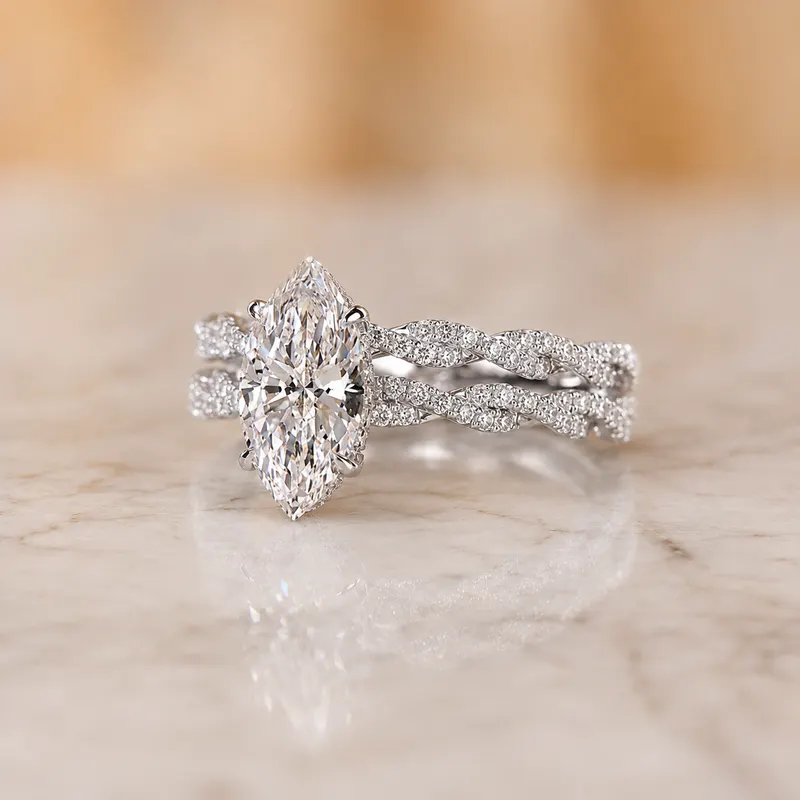 Lab-Grown Diamond Engagement Rings - lab-grown diamond jewelry by The Local Jewel