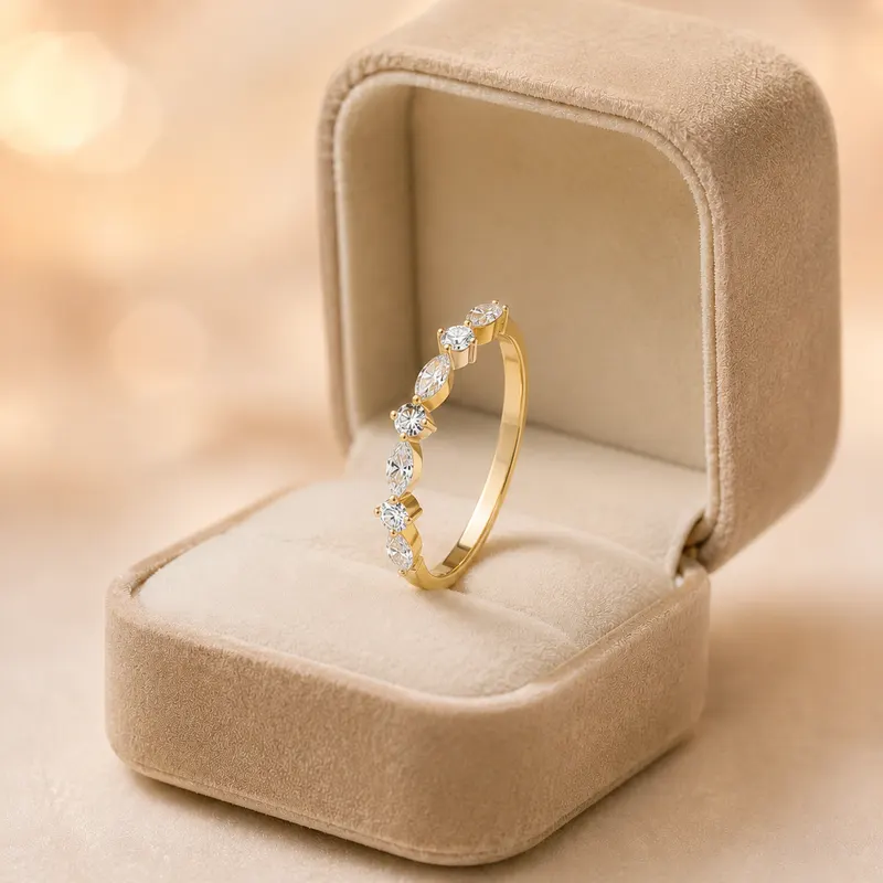 Lab-Grown Wedding Bands - lab-grown diamond jewelry by The Local Jewel