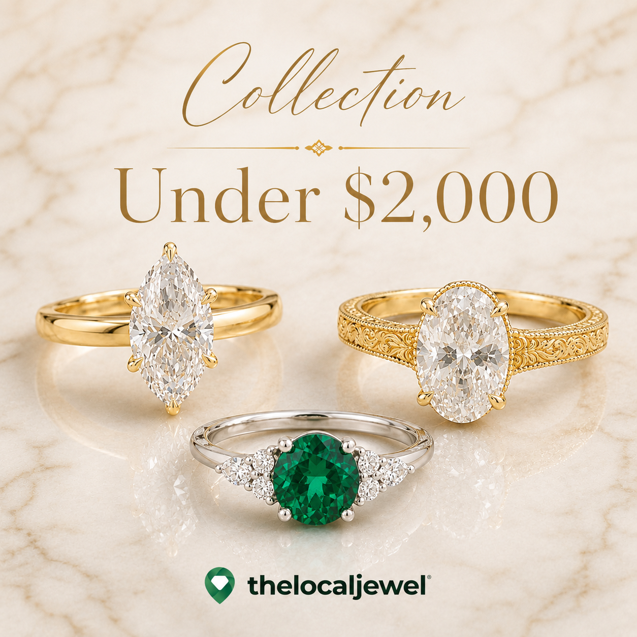 Engagement Rings Under $2,000