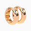 0.19 Carat Round Lab Diamond Inside-Out Hoop Earrings – IGI Certified – 14K Yellow/White/Rose Gold