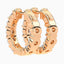 4.00 Carat Round Lab Diamond Inside-Out Hoop Earrings – IGI Certified – 14K Yellow/White/Rose Gold