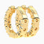 4.00 Carat Round Lab Diamond Inside-Out Hoop Earrings – IGI Certified – 14K Yellow/White/Rose Gold