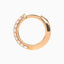 0.19 Carat Round Lab Diamond Inside-Out Hoop Earrings – IGI Certified – 14K Yellow/White/Rose Gold