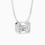2.00 Carat Emerald Lab Diamond East-West Bezel Solitaire Pendant – IGI Certified – 14K Yellow Gold