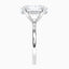 3.10 Carat Whisper Thin Lab Diamond Solitaire Engagement Ring - IGI Certified - Hidden Halo - 14k
