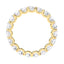 3 Carat Round Lab Diamond Shared Prong Eternity Women's Wedding Band - 14K White Gold