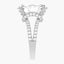 6.70 Carat Oval Lab Diamond Split Shank Engagement Ring with Pave – IGI Certified – 14K Gold