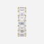 8.50 Carat Emerald Cut Lab Diamond Eternity Ring – 14K – 50 Pointer Each Stone