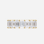 8.50 Carat Emerald Cut Lab Diamond Eternity Ring – 14K – 50 Pointer Each Stone