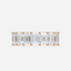 8.50 Carat Emerald Cut Lab Diamond Eternity Ring – 14K – 50 Pointer Each Stone