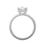 3.91 Carat Pear Lab Diamond Engagement Ring – IGI Certified – Hidden Halo – 14K Gold