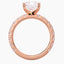 4.41 Carat Radiant Lab Diamond Engagement Ring – IGI Certified – Hidden Halo – Thick Band - 14K Gold