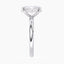 2.43 Carat Oval Lab Diamond Solitaire Engagement Ring – IGI Certified – Hidden Halo – Plain Band - 14K Gold