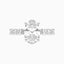 3.30 Carat Oval Lab Diamond Engagement Ring with Hidden Halo and Pave – IGI Certified – 14K Gold