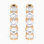 4.00 Carat Round Lab Diamond Inside-Out Hoop Earrings – IGI Certified – 14K Yellow/White/Rose Gold