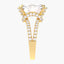 6.70 Carat Oval Lab Diamond Split Shank Engagement Ring with Pave – IGI Certified – 14K Gold