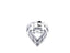 2.93 Carat Teardrop Lab Diamond Halo Pendant – IGI Certified – 14K Gold