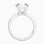 4.89 Carat Round Lab Diamond Solitaire Engagement Ring – IGI Certified – Plain Band - 14K Gold