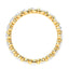 5 Carat Oval Cut Lab Diamond Eternity Band - F-G Color - SI Clarity - 14k White Gold