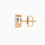 2.00 CTW Emerald & Pear Toi et Moi Studs in 14K White/Rose/Yellow Gold